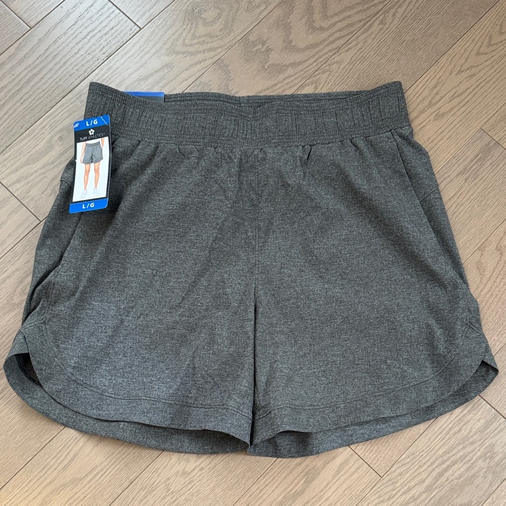 Large Gray Women's Tuff Athletics Shorts